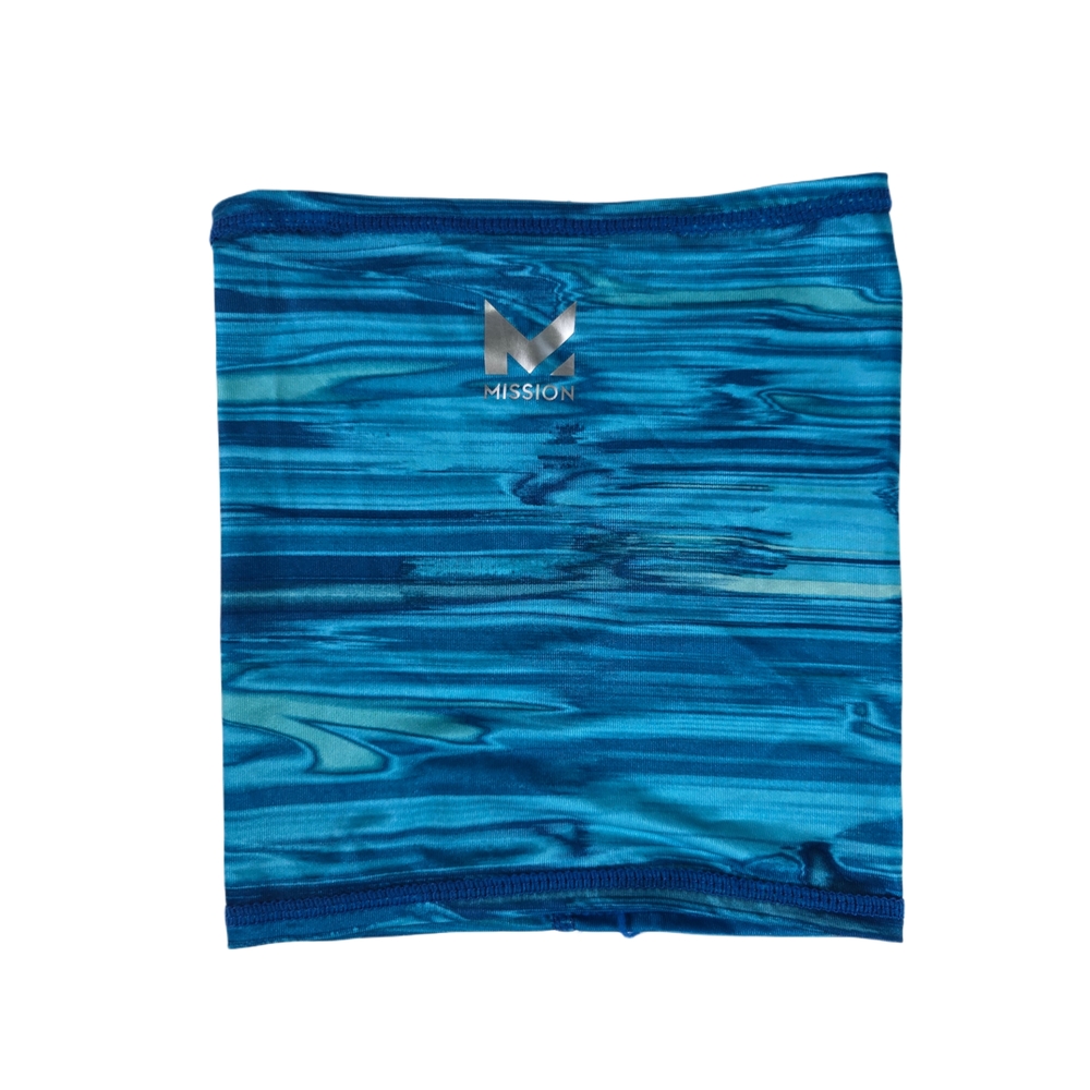 Mission Blue Ombre Tie-Dye Windbreaker Face Mask